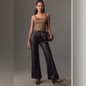 Anthropologie Junie high rise faux leather pants